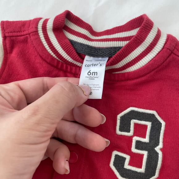 Lot of 4 Carters Clothing Boys 6M Sweat Set Bosy Suit Jacket - Picture 6 of 8